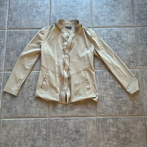 Elie Tahari Silk Blend Jacket – Size Small – Beige – Nordstrom